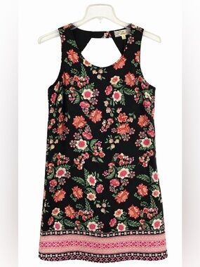 Pink Republic Shift Dress Juniors Small Sleeveless Keyhole Back Lightweight